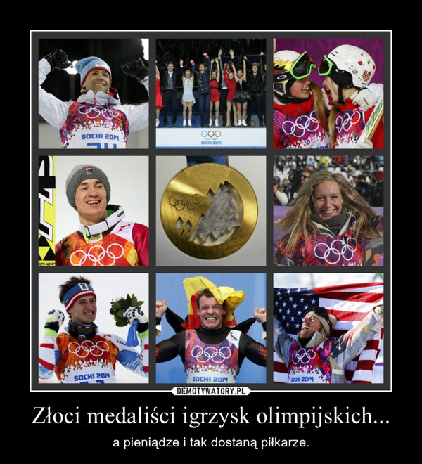Złoci medaliści igrzysk olimpijskich...
