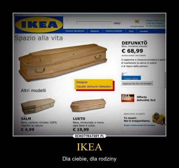 IKEA – Dla ciebie, dla rodziny 