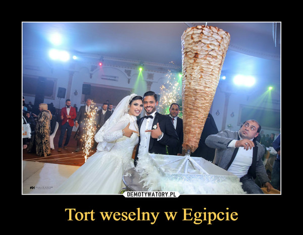Tort weselny w Egipcie –  