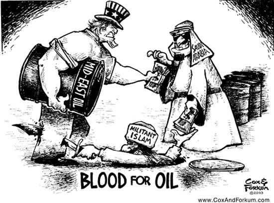I TAK TO DZIAŁA... –  Blood for oil