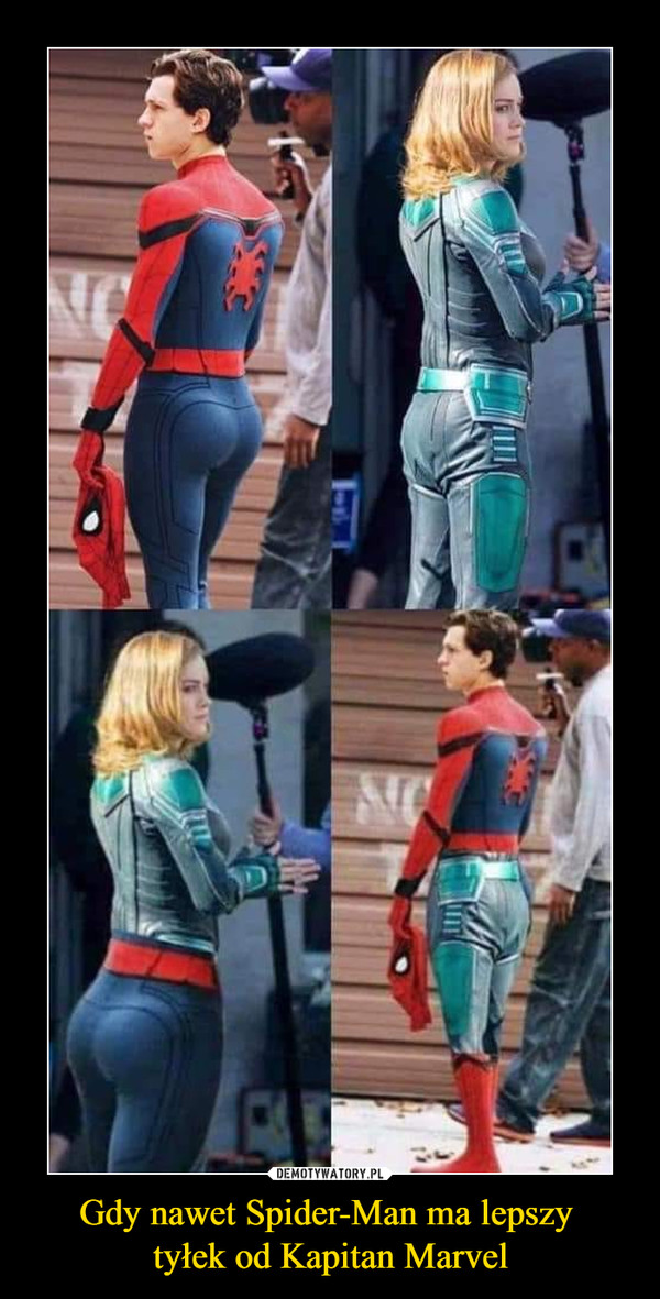 Gdy nawet Spider-Man ma lepszy tyłek od Kapitan Marvel –  