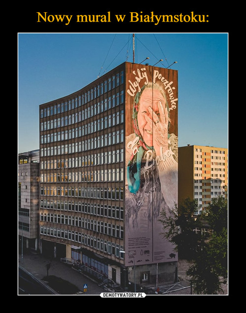 Nowy mural w Białymstoku: