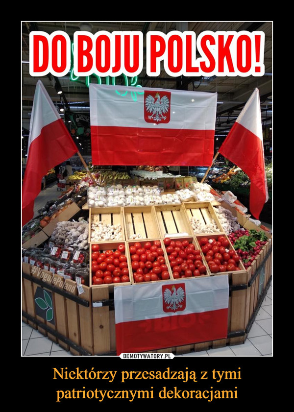 Niektórzy przesadzają z tymi patriotycznymi dekoracjami –  DO BOJU POLSKO!