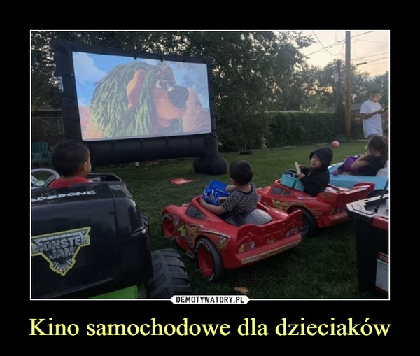 Kino samochodowe dla dzieciaków –  
