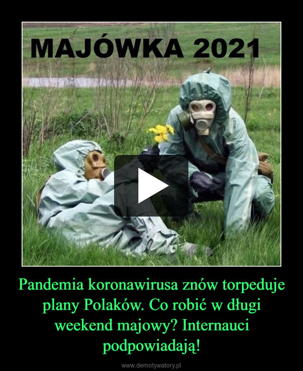Pandemia koronawirusa znów torpeduje plany Polaków. Co robić w długi weekend majowy? Internauci podpowiadają! –  