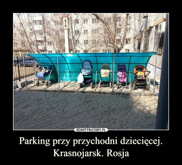Parking przy przychodni dziecięcej.
Krasnojarsk. Rosja