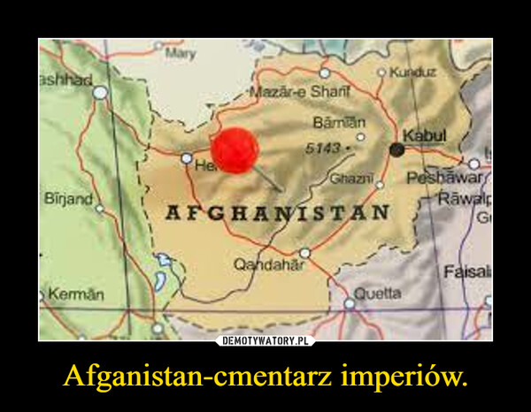 Afganistan-cmentarz imperiów. –  