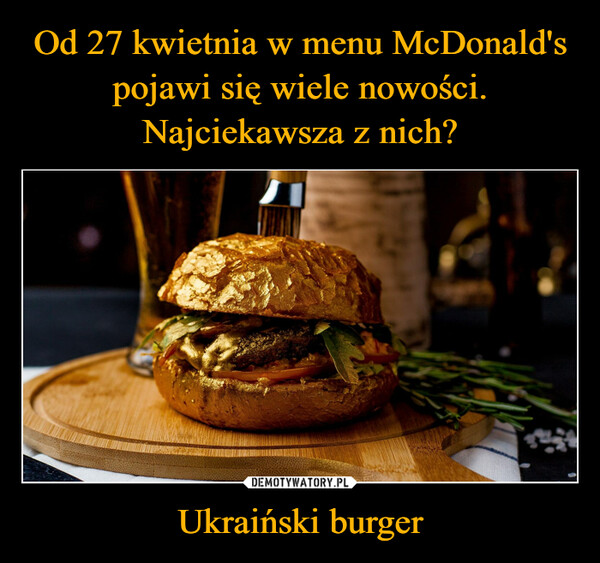 Ukraiński burger –  