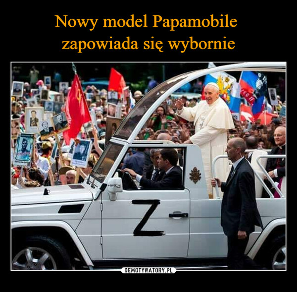 Nowy model Papamobile 
zapowiada się wybornie