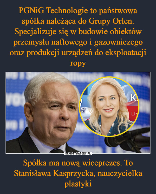 Spółka ma nową wiceprezes. To Stanisława Kasprzycka, nauczycielka plastyki –  voZASSKIKLIS