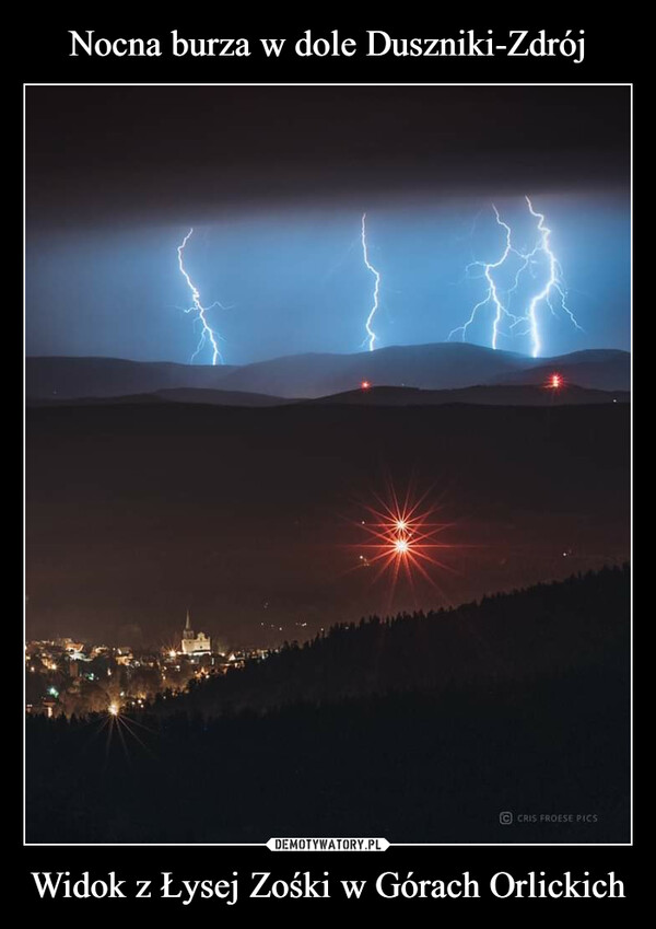 Widok z Łysej Zośki w Górach Orlickich –  CCRIS FROESE PICS